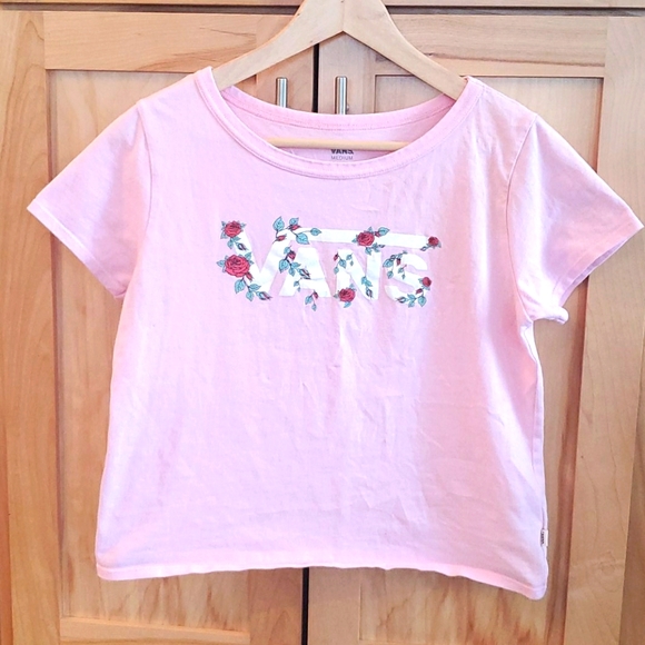 VANS Pink Crop Top - Picture 1 of 4